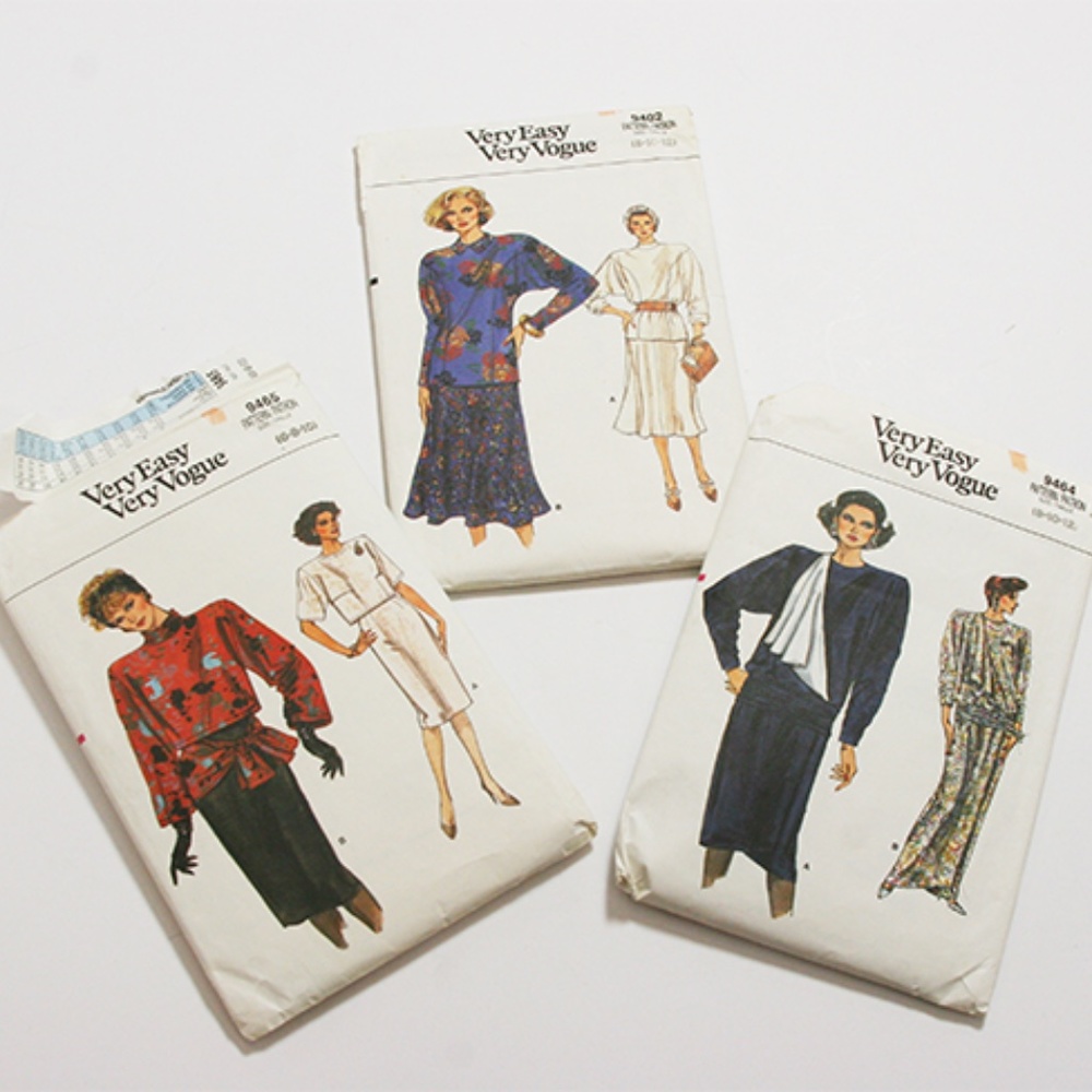 Vintage Vogue Evening Wear Sewing patterns